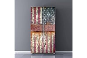 Peel 'n' Stick Appliance Vinyl Wrap: Rustic Aged Oak Whiskey Barrel