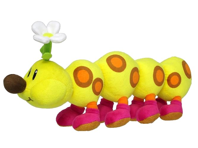 Sanei Super Mario All Star Collection AC26 Wiggler 13" Plush
