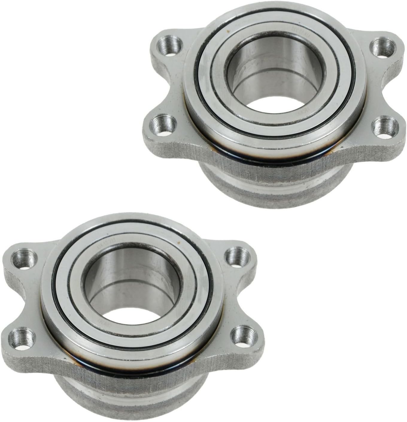 TRQ Wheel Bearing Module Rear Driver Left Side & Passenger Right Side 2 Piece Set for Nissan 1989 1990 1991 1992 1993 1994 1995 1996 1997 1998 240SX