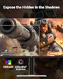 KTC Monitor de jogos de 27 polegadas 200Hz, monitor 2K 1440p 210Hz, IPS | Monitores de computador QHD 1ms com alto-falantes, 131% sRGB, sincronização adaptativa, ajuste de altura do pivô giratório de — imagem 6