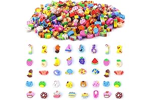 750 PCS Kids Pull Apart Food Erasers - Colorful Cake, Animal, Sea...