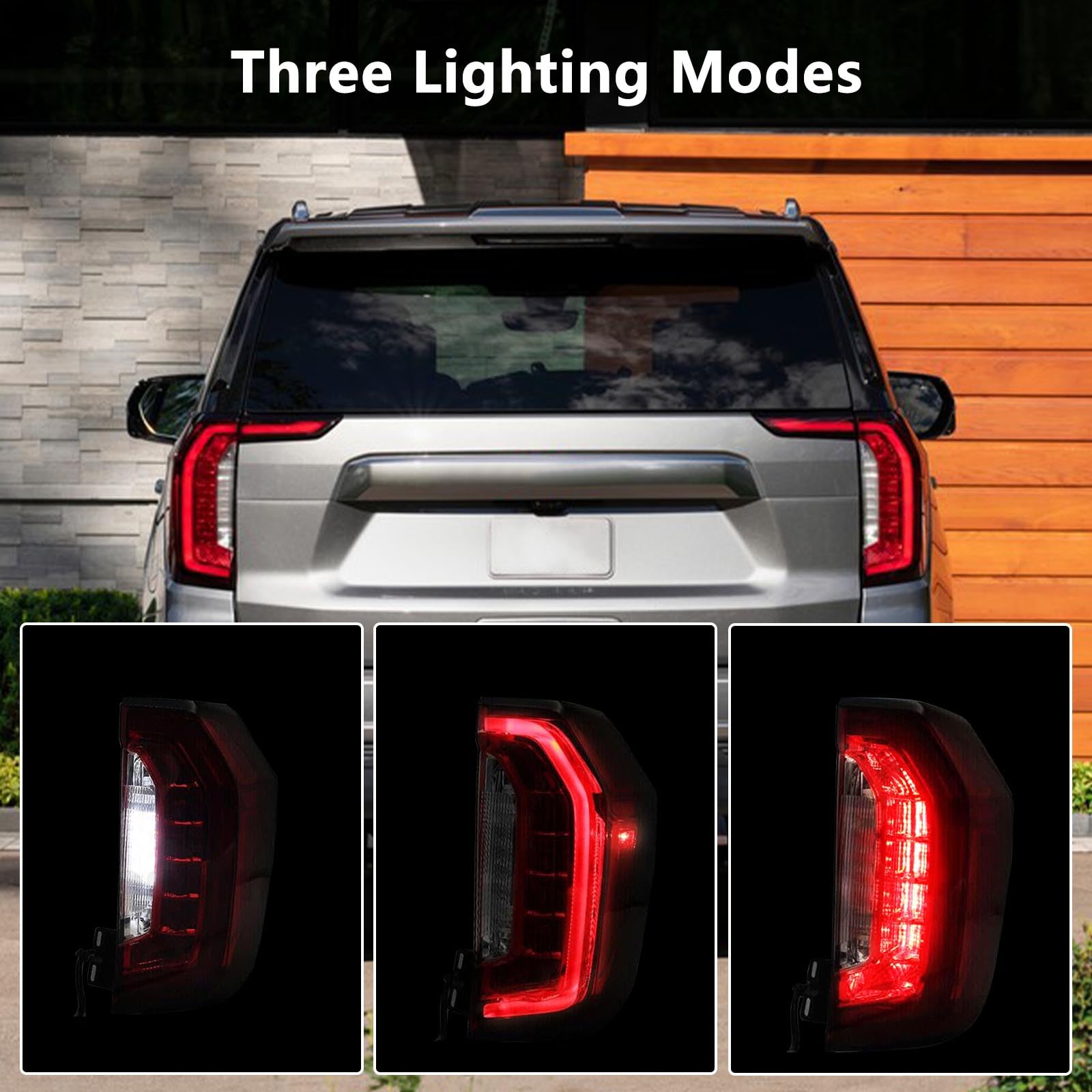 Fancemot Tail Light Right Passenger Side Rear Lamp Compatible for GMC Yukon 2021-2024, OE# 84816393 GM2801317 (RH-Right Passenger Side)