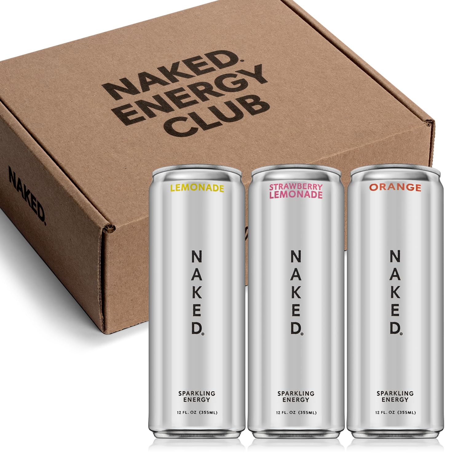 Amazon.com : Naked Sparkling Energy - Sample Box - Three Flavors