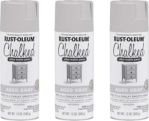 Miniatura 217 de Rust-Oleum 287722 - Pintura a la tiza ultramate para interiores, 30 onzas, capa superior transparente mate