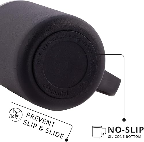 Miniatura 3 de Elemental Taza de café aislada  Taza de viaje Summit de acero inoxidable de triple pared para bebidas calientes y frías  Taza de café térmica con