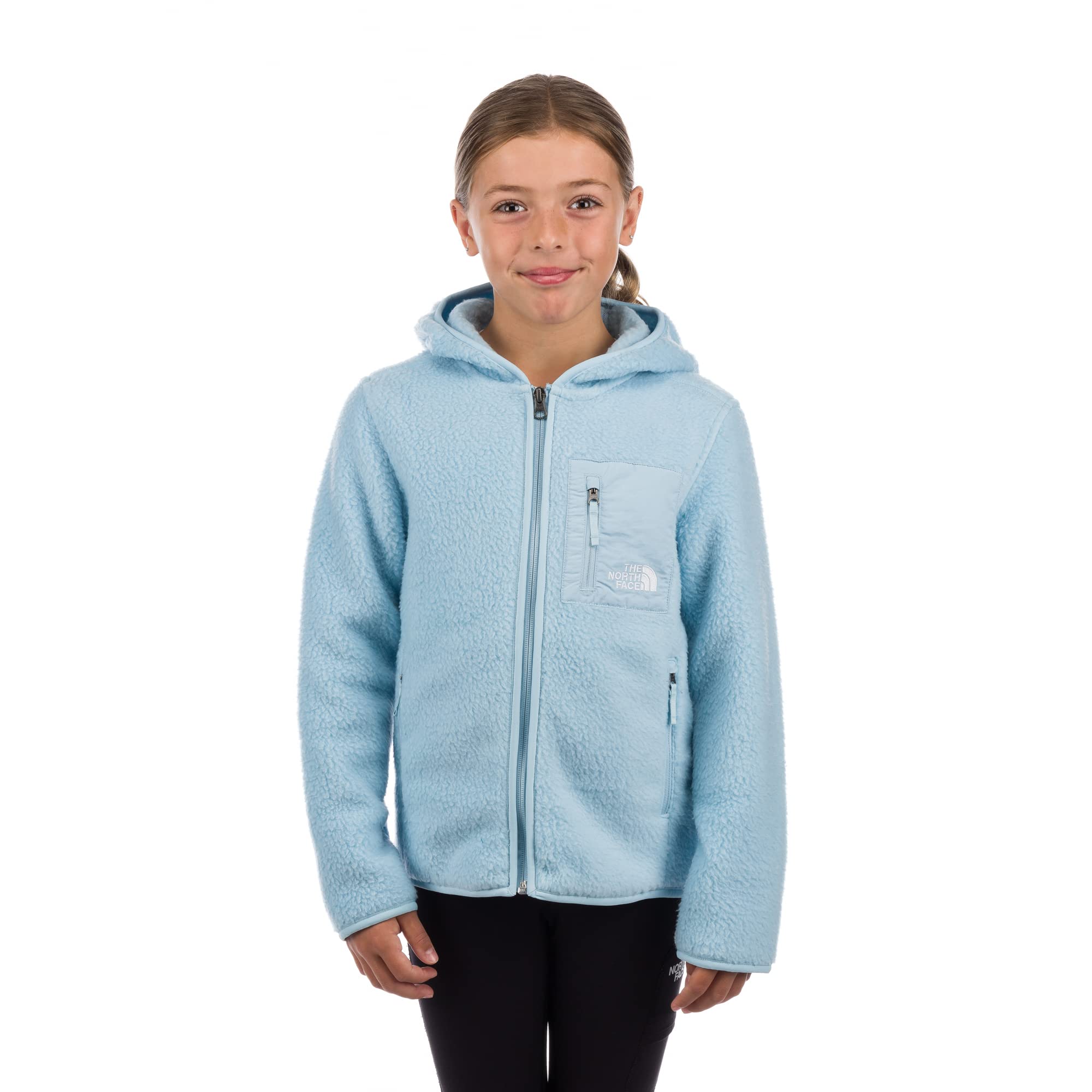 The North Face Youth North Peak Hagues Fleece Jacket, Beta Blue, Large