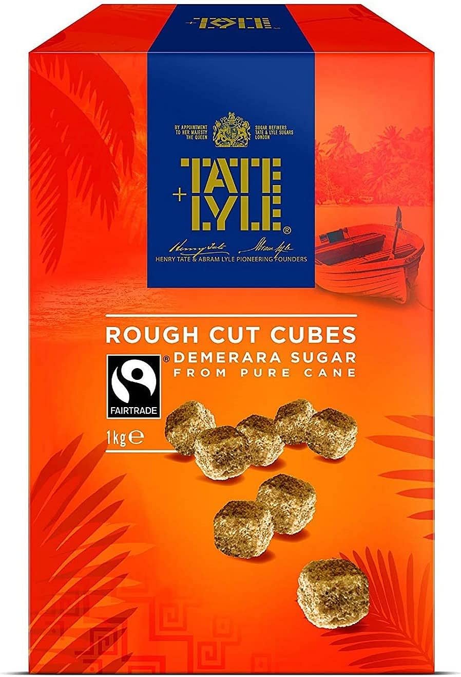 Demerara Rough Cut Sugar Cubes 1 kg (Pack of 1)