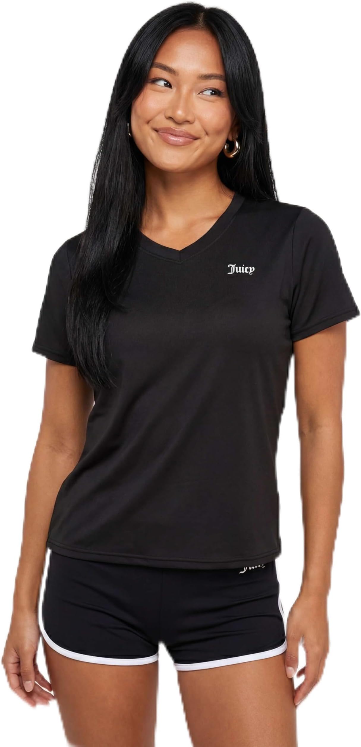 Women's Short Sleeve V-Neck Athletic T-Shirts – Workout, Fitness, Yoga, Pilates, Gym Activewear