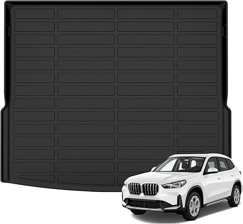 Forro de carga para todo tipo de clima para BMW X1 2023 TPE de goma personalizada para maletero de automóvil, impermeable, fácil de limpiar,
