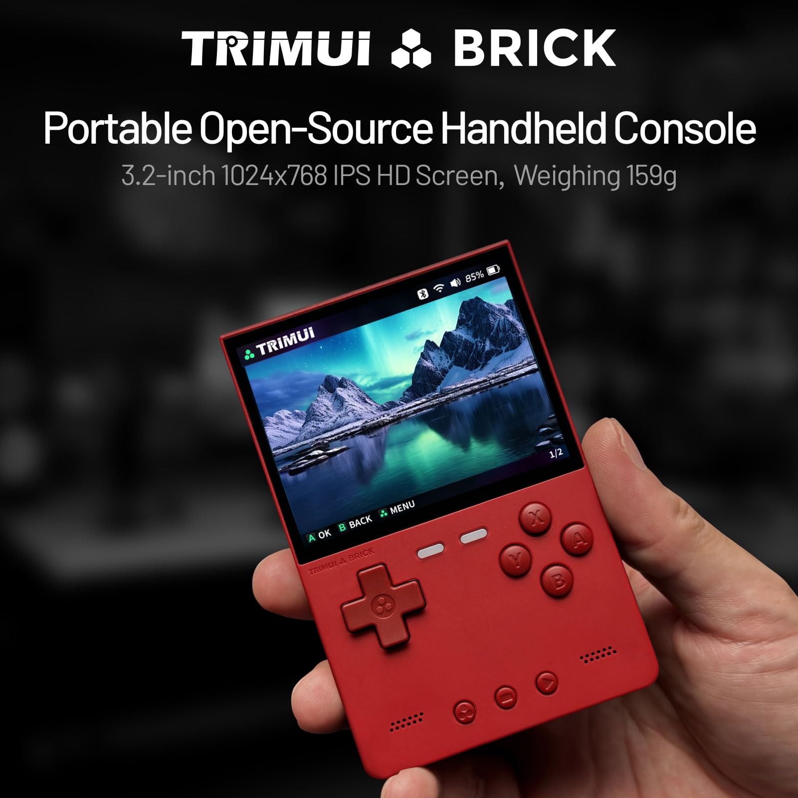 Amazon | Trimui Brick レトロゲームコンソール 3.2インチ 1024x768