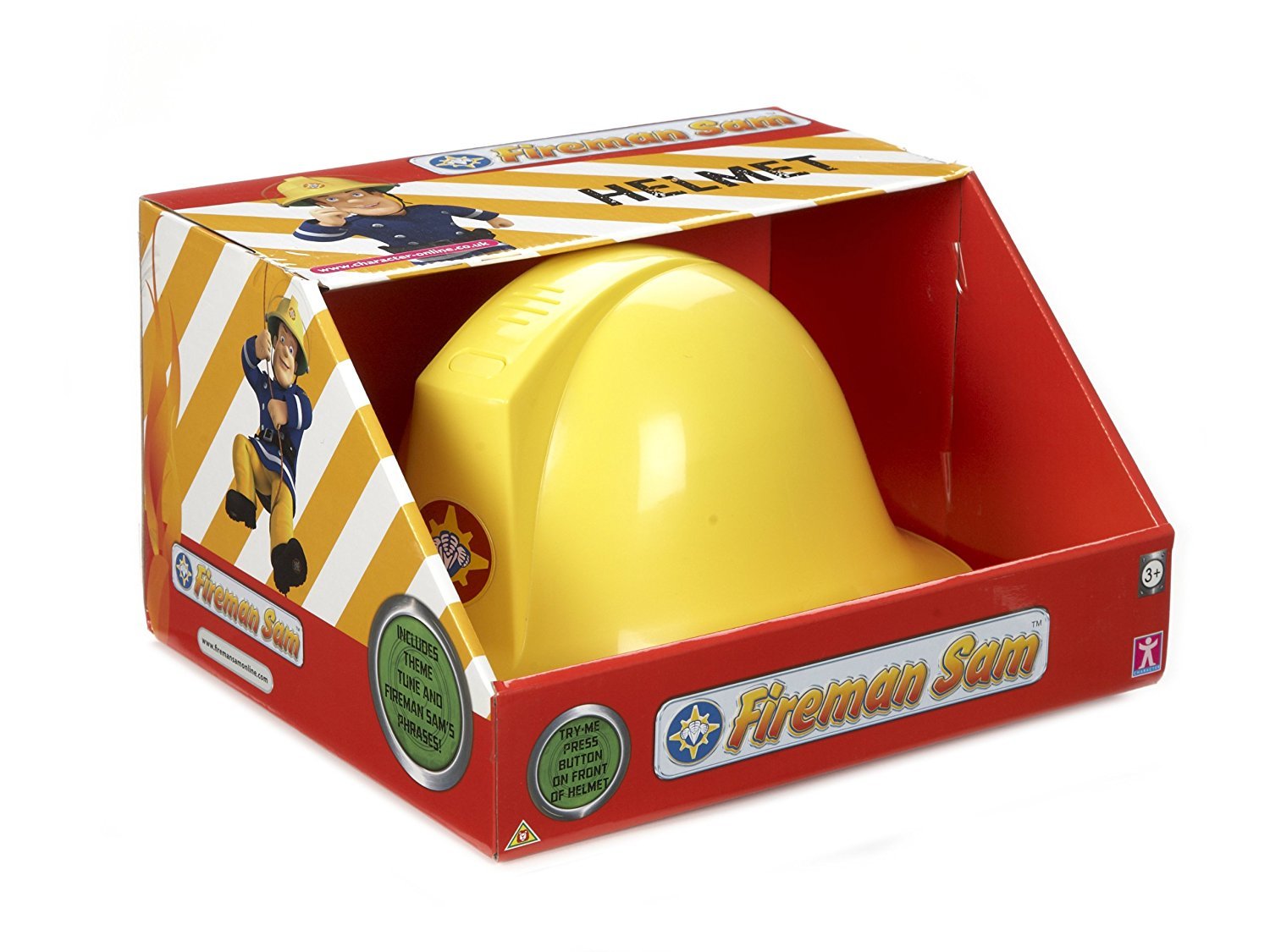 Fireman Sam Sams Pontypandy Fire Station Talking Hat Helmet Ages 2+