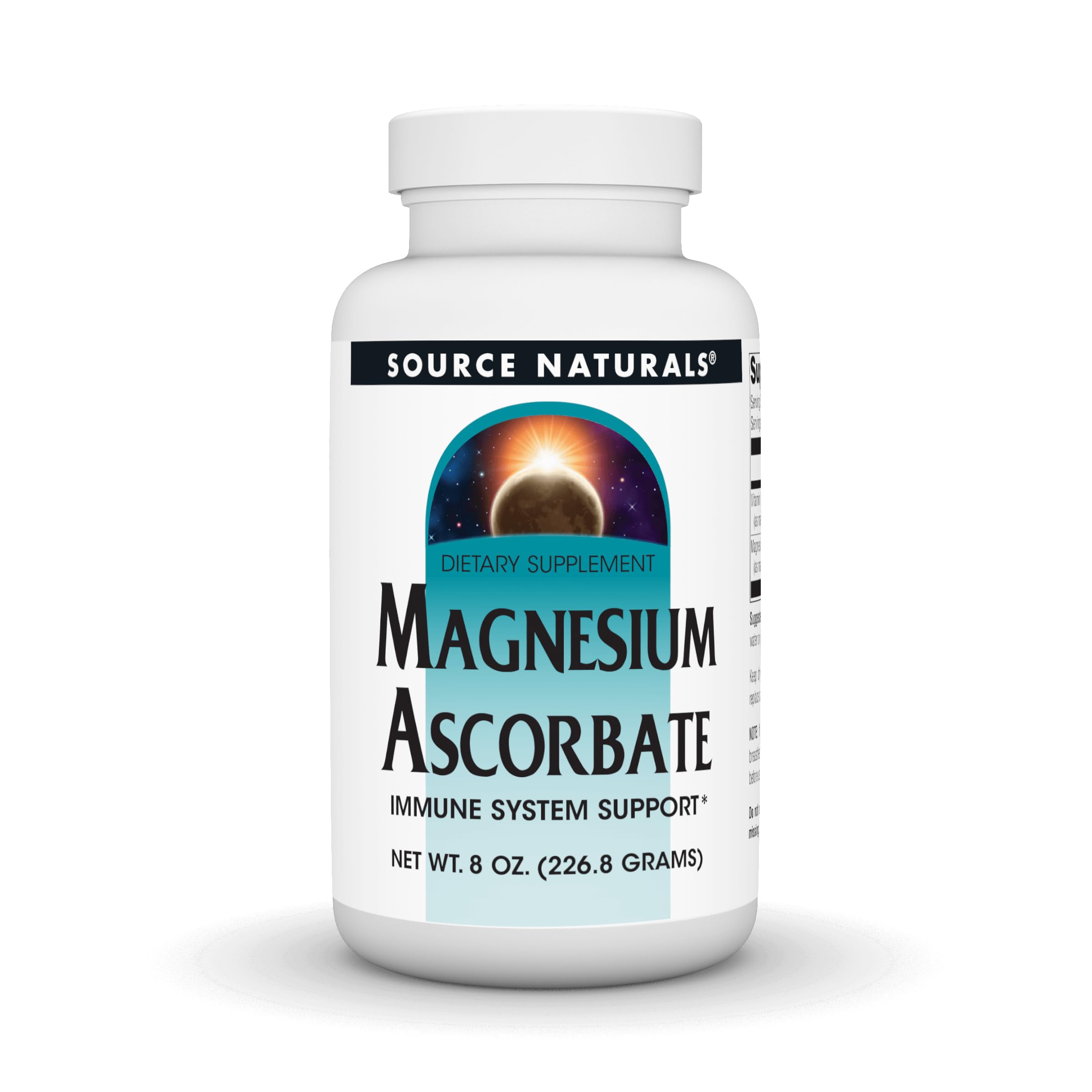 Source Naturals Magnesium Ascorbate - 8 oz. - Powder 8 Ounce (Pack of 1)