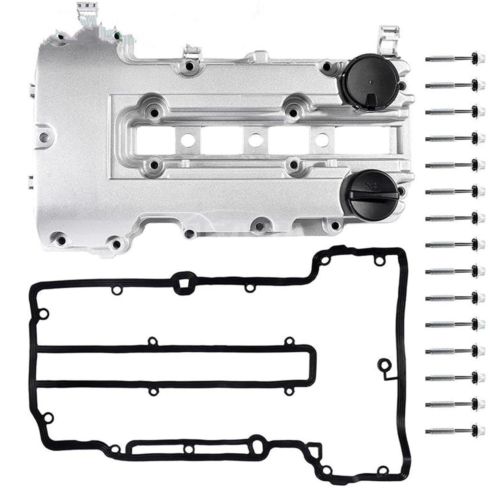 Bouchons de Valve de Pneu pour Chevrolet pour Cruze 1.4L 2011-2019 Aluminium pour Couvercle de soupape de Moteur avec Joint