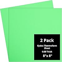 Vista 38 de Kydex Sheets - Solid Color DIY Kit for Crafting Holsters, Sheaths, and Mag Pouches - (8x8, 8x12, 12x12), Premium Thermoform Sheets - Thick, Durable
