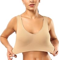 BESTENA Women's Seamless Sports Bra with Removable Pads - Comfortable Medium Support Yoga Bra, Wire-Free