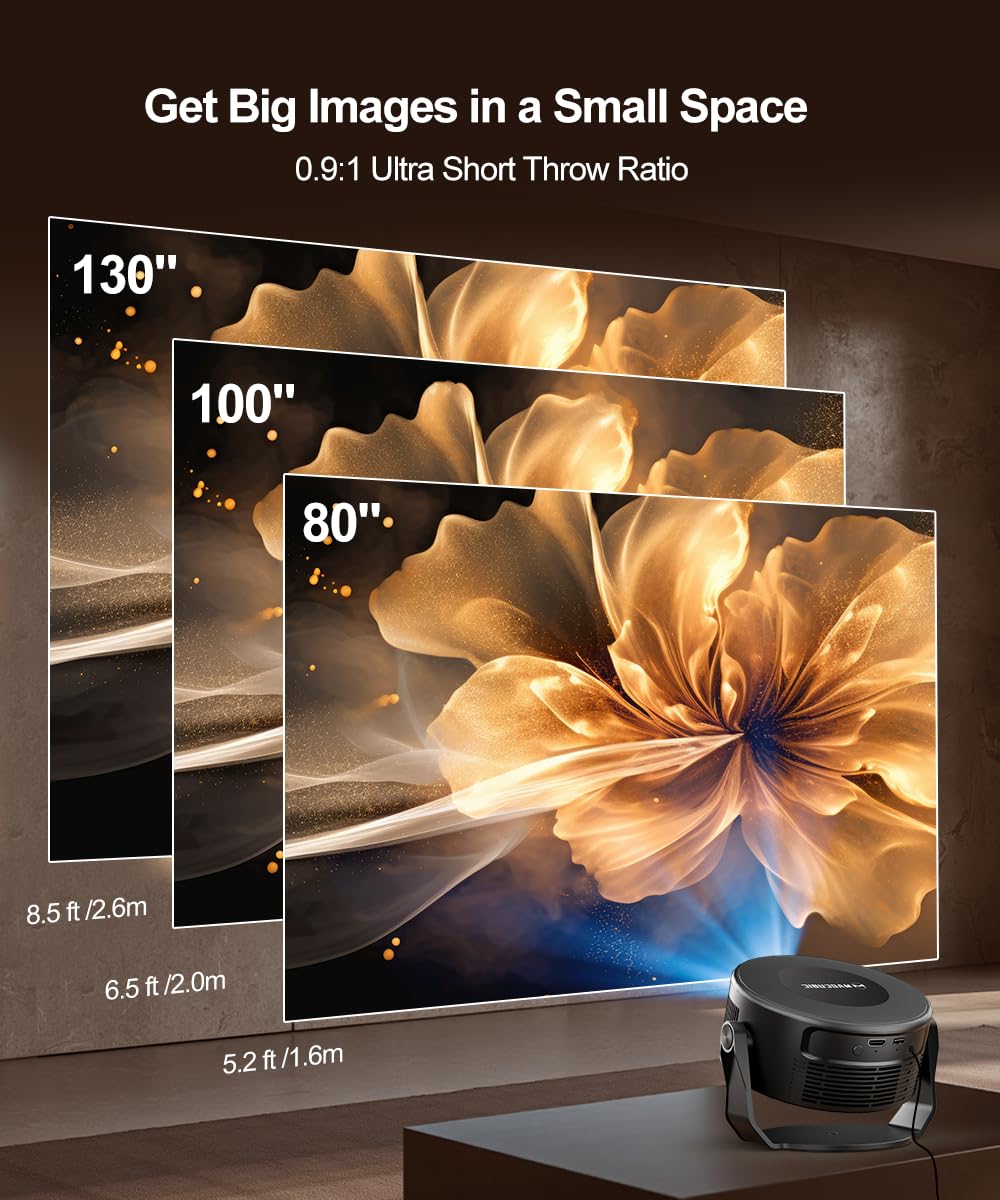Magcubic Mini projecteur 4K 260 ANSI Wi-FI 6 et Bluetooth 5.4
