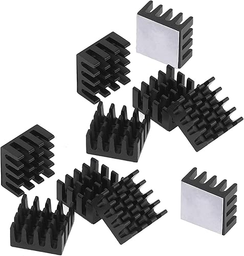 Miniatura 4 de Easycargo Kit surtido de disipador de calor de 100 piezas para enfriar PC, portátil, PS5, M.2, CPU, GPU, VGA, RAM, VRAM, VRM, IC LED, MOSFET,