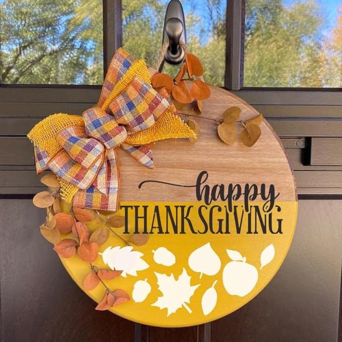 Miniatura 3 de Plantillas de otoño, plantillas de Acción de Gracias, plantillas de otoño Hello Pumpkin Happy Harvest para pintar en madera de pared, tapetes de