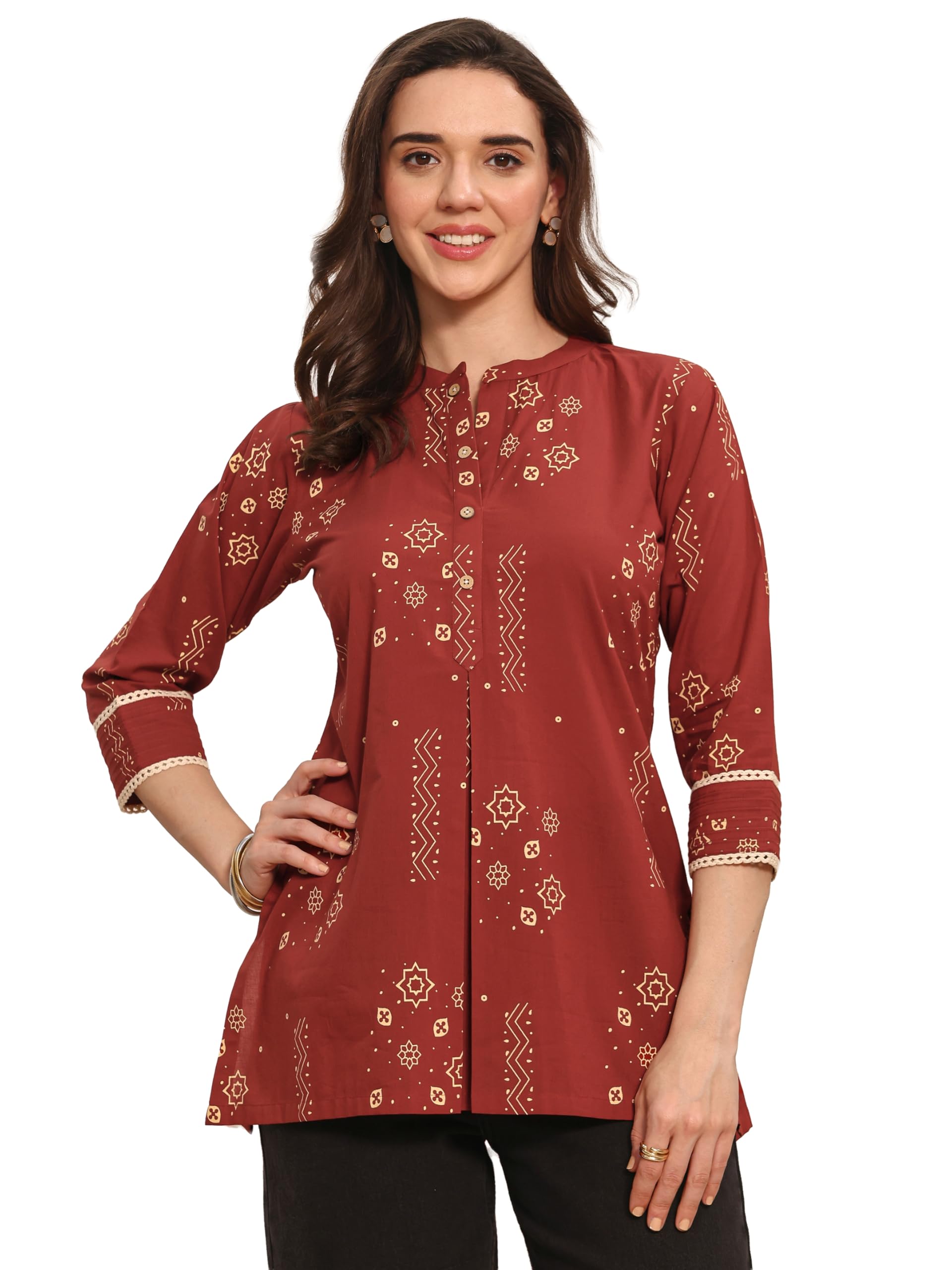 libas Printed Cotton Straight Kurti for Women-picture-13