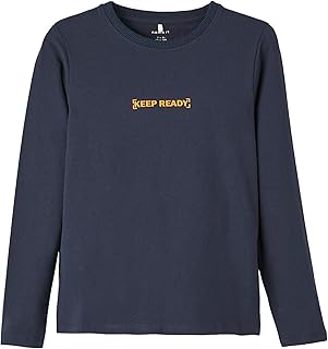 تيشيرت لاندريس بأكمام طويلة للأولاد من نايم ات