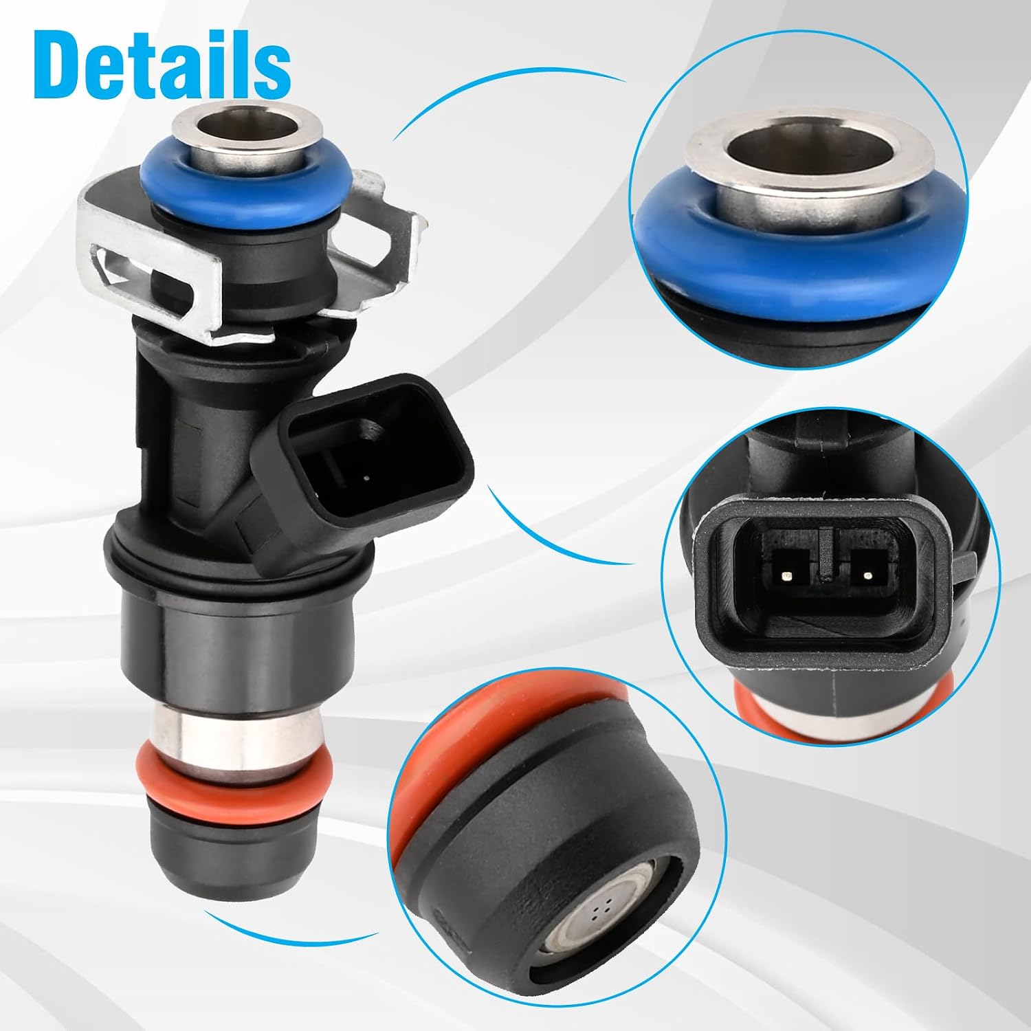 Fuel Injector Compatible With Avalanche Escalade Express Rainier Savana Sierra Silverado Suburban Yukon SSR 17113553