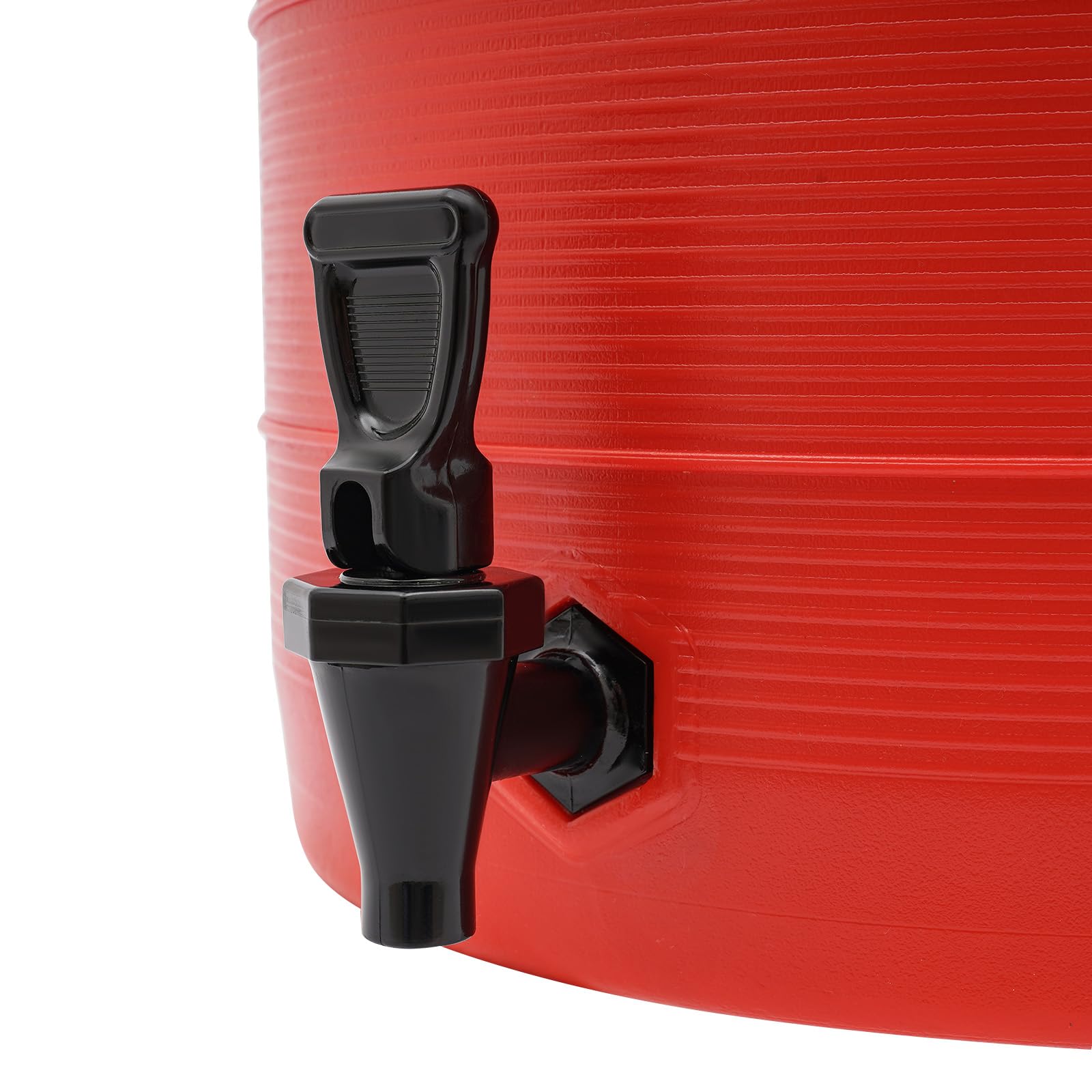 OUKANING Distributore termico per bevande, 25 l, in acciaio inox, grande, con rubinetto, a doppia parete, per caffè, succo e acqua, mantiene caldo e freddo per 24 ore, per feste, ufficio, ristorante