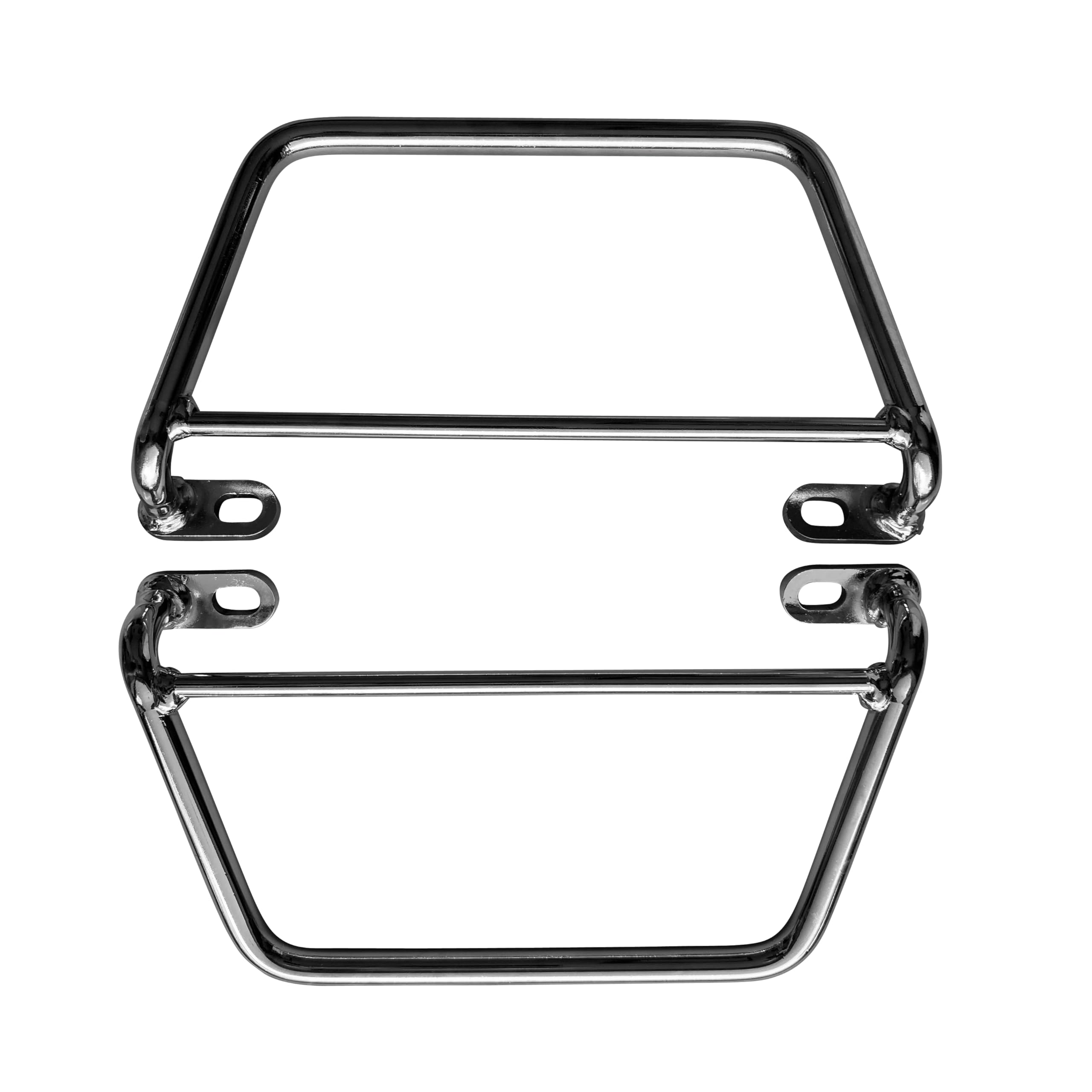 Spaan - Paire De Supports Sacoches Latérales klick Fix Compatible avec Royal Enfield Classic 500, Chromé
