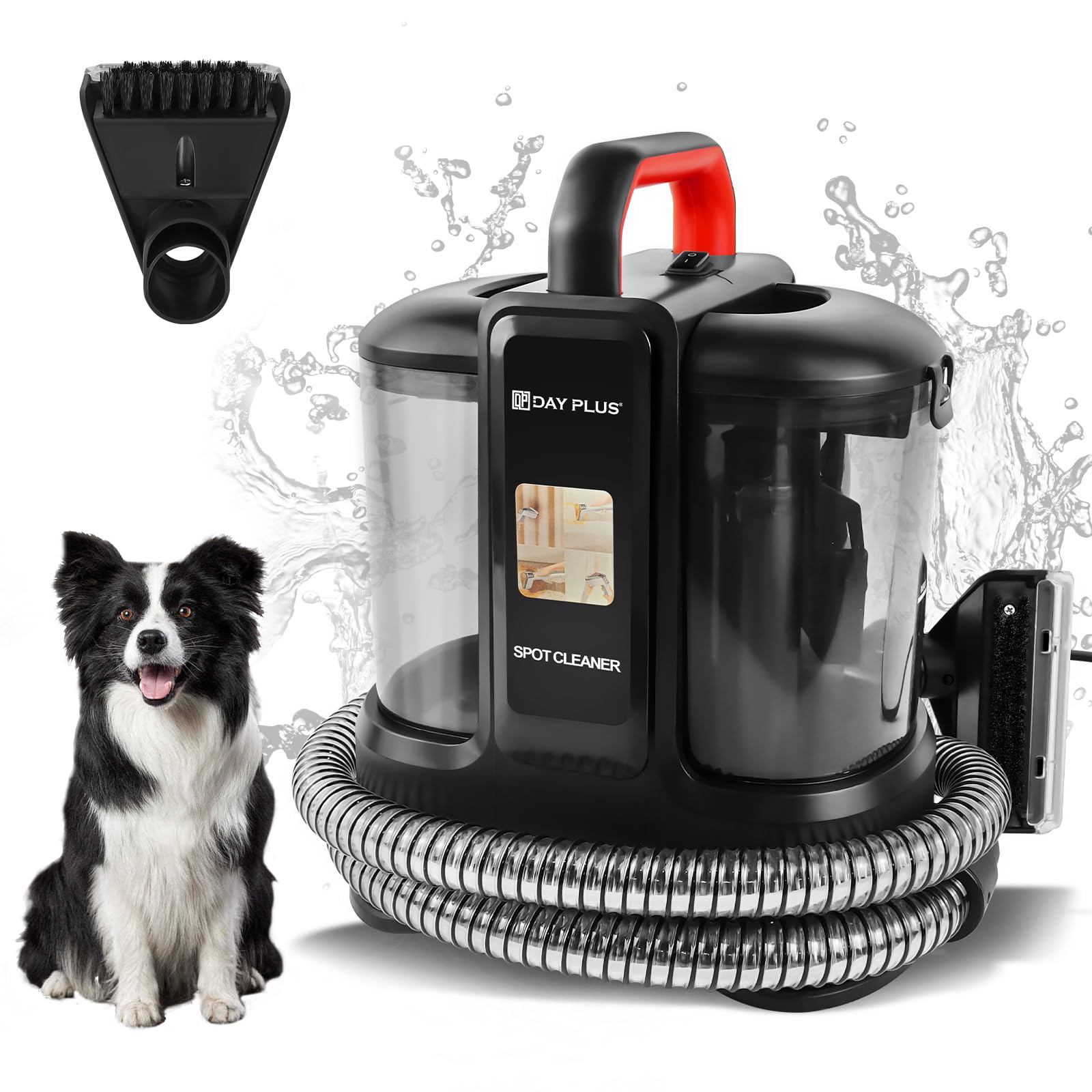Nettoyeur de taches 5000 W (ouragan) – Aspirateur à main humide pour voiture, canapé, coussins, tapis, escaliers