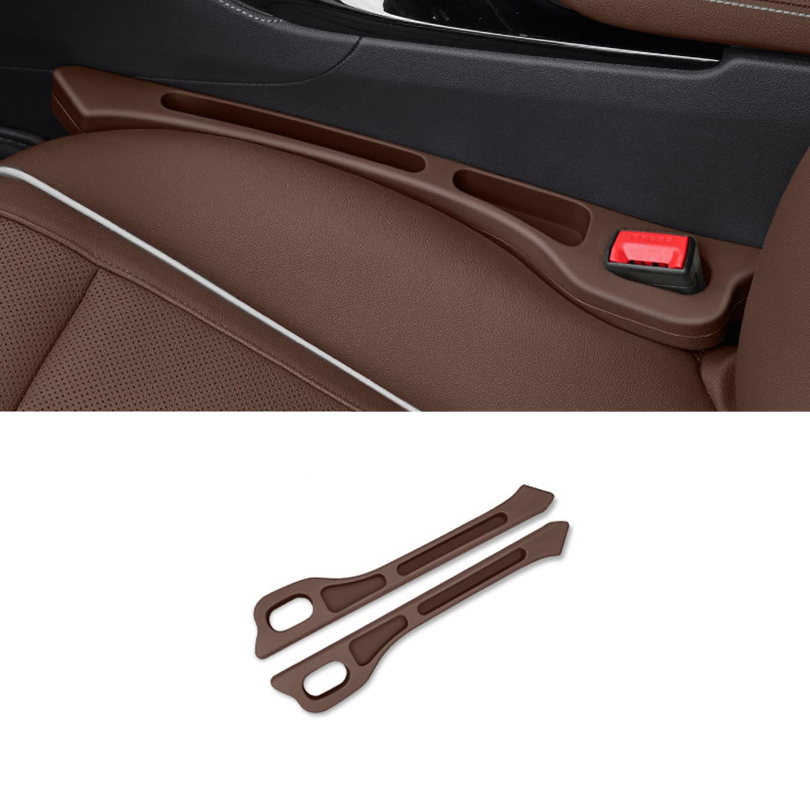 Autositz Lückenfüller Für Peugeot 3008 I - 2-tlg Set Gegen Verlorene Gegenstände