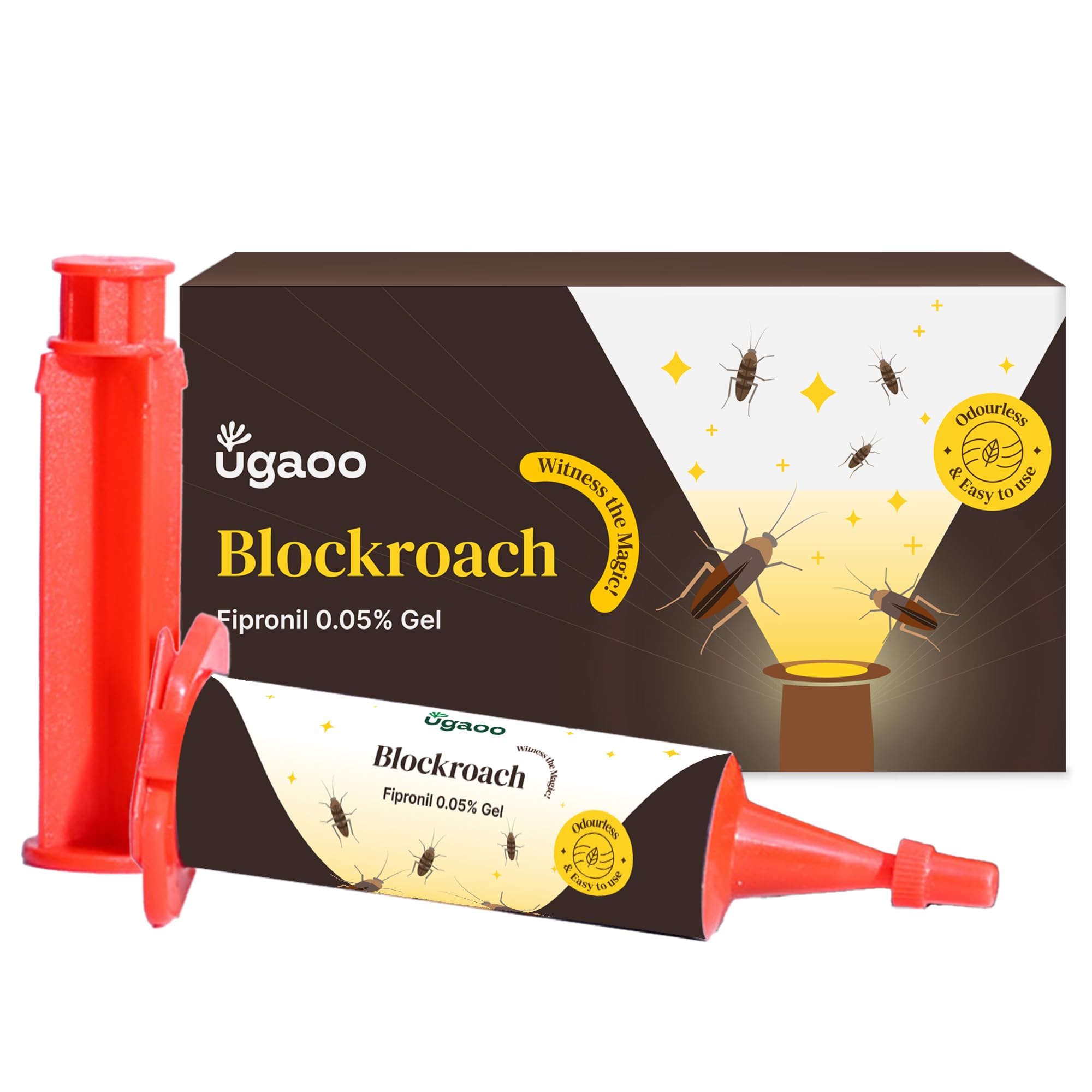 UGAOO Block Roach Gel - Cockroach Killer (20g) | Kitchen Safe | Odourless | Fast and Convenient, Pack of 1 (B0CW9NXB4Z) Amazon Price History, Amazon Price Tracker