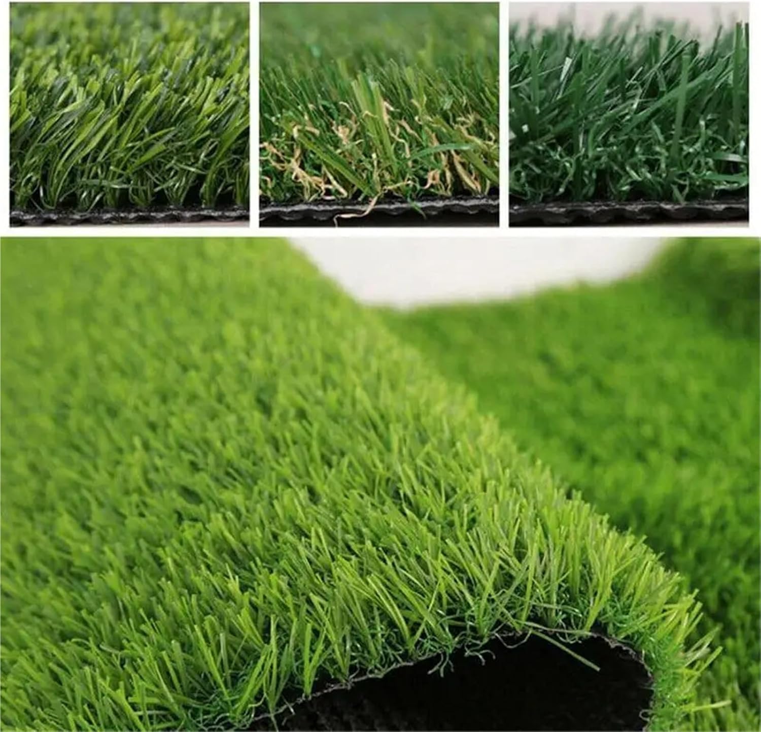 1/2/5Pcs Washable Artificial Grass Turf Mat for Indoor Outdoor & Garden Decoration(A2pcs)
