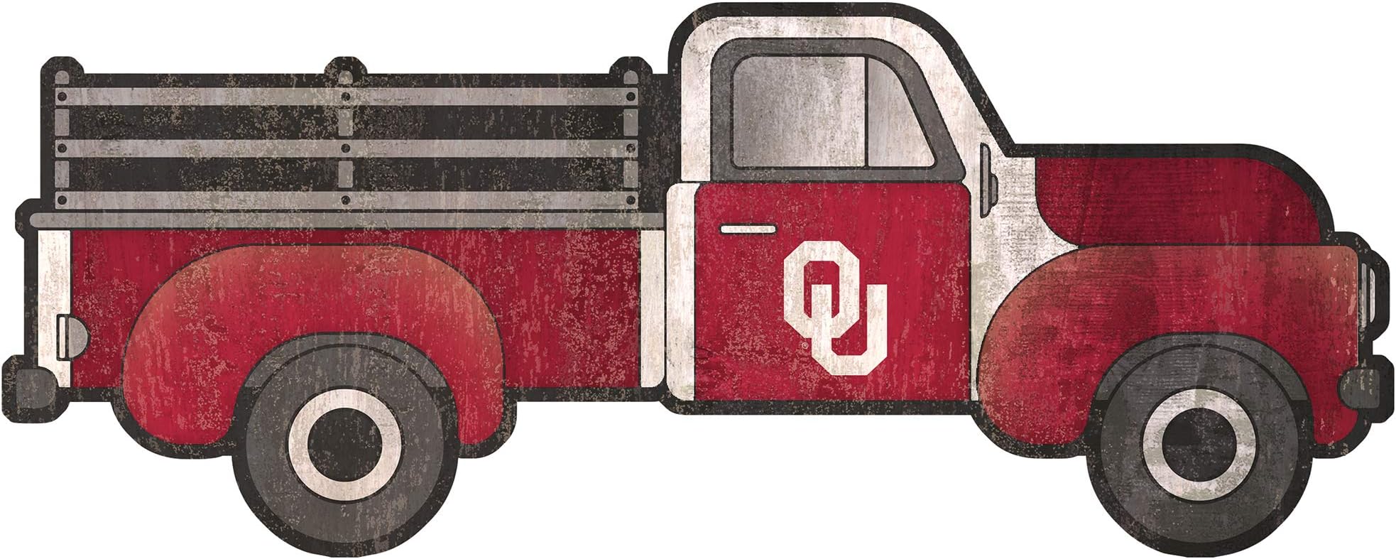 Fan CreationsNCAA Oklahoma Sooners Unisex University of Oklahoma 15in Truck cutout, Team Color, 15 inch