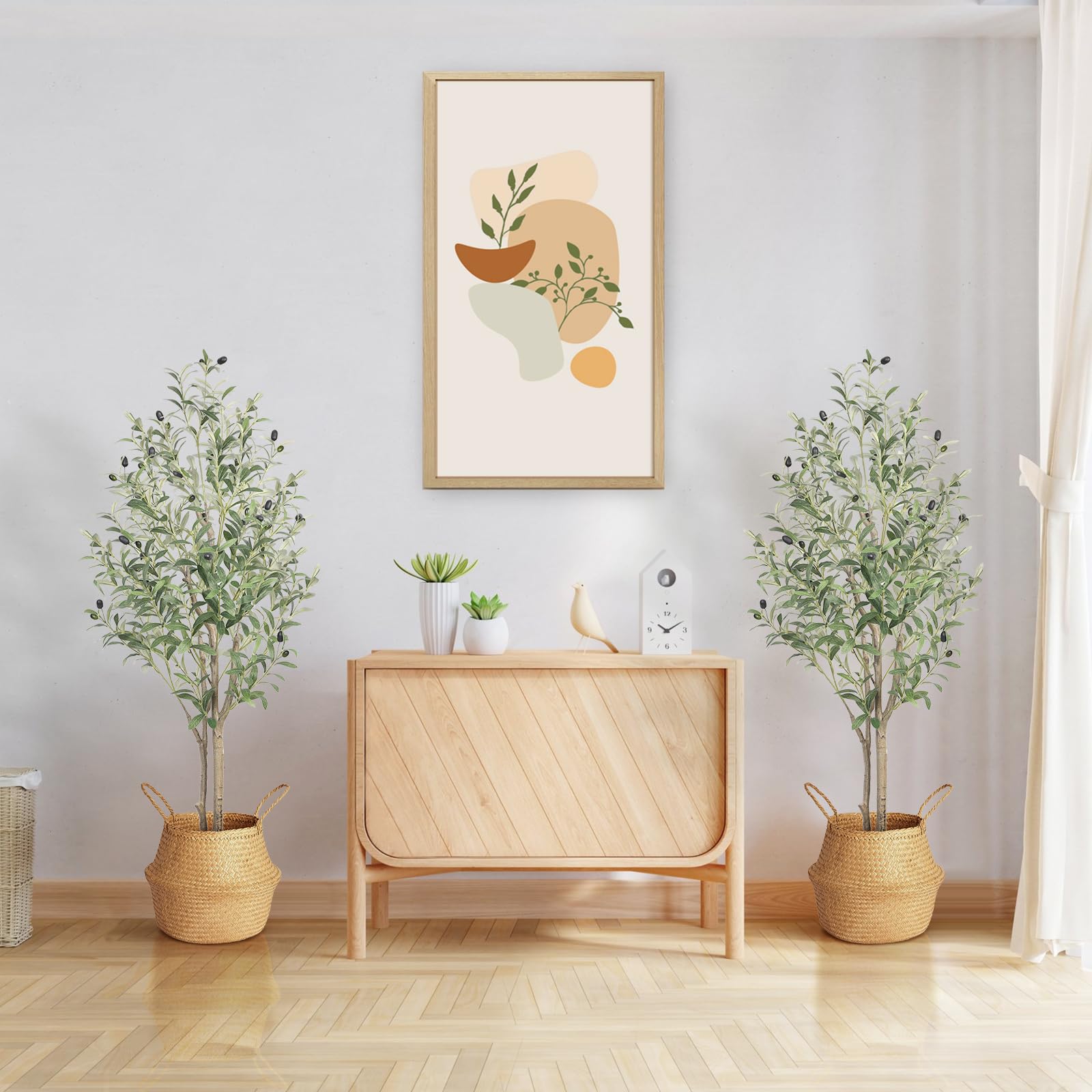 Snapklik.com : Alupssuc Artificial Olive Tree 4FT Faux Silk Plant(48 ...