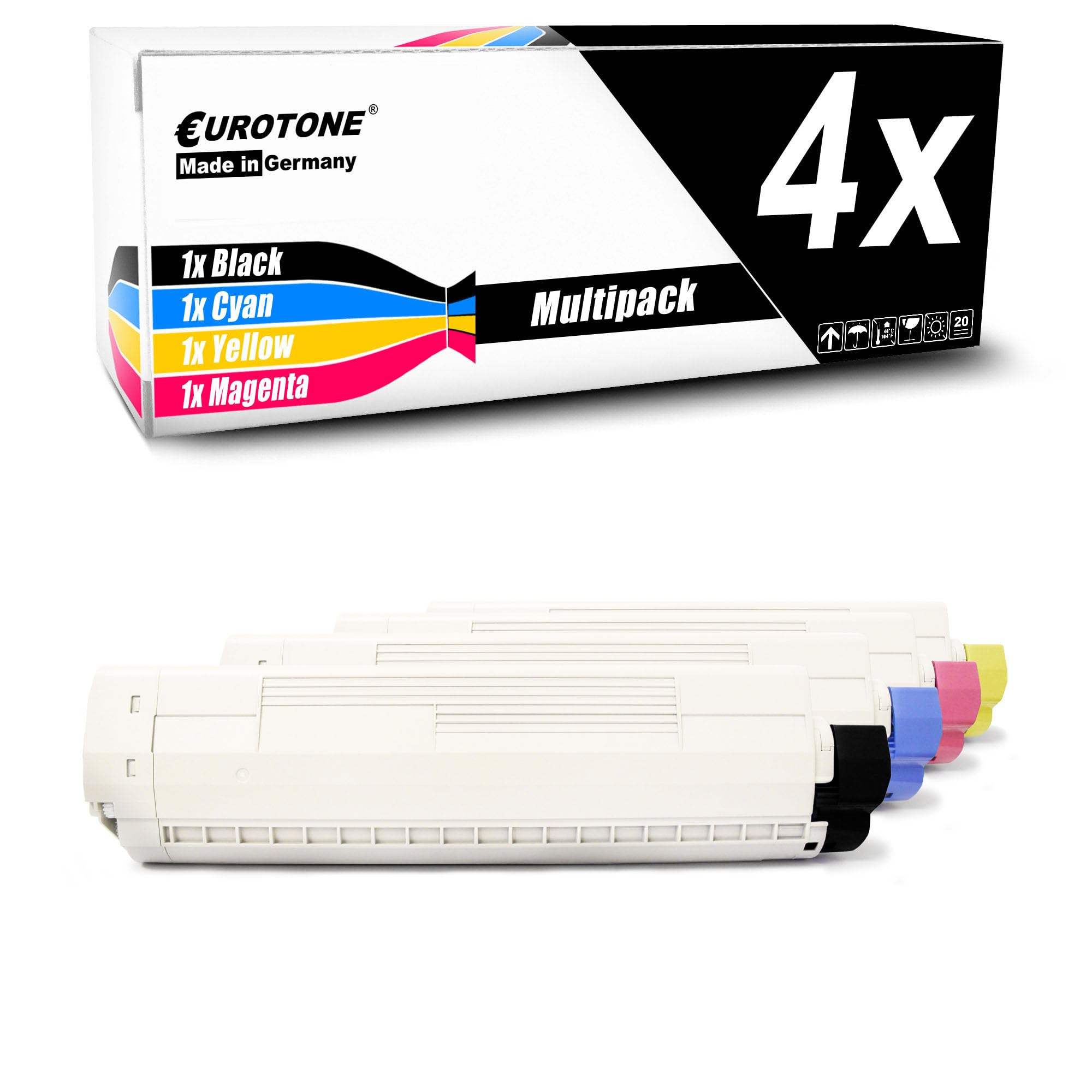 Eurotone Toner 4X Toner kompatybilny jako zamiennik do Oki ES8451 ES8461 zamiennik zestawu