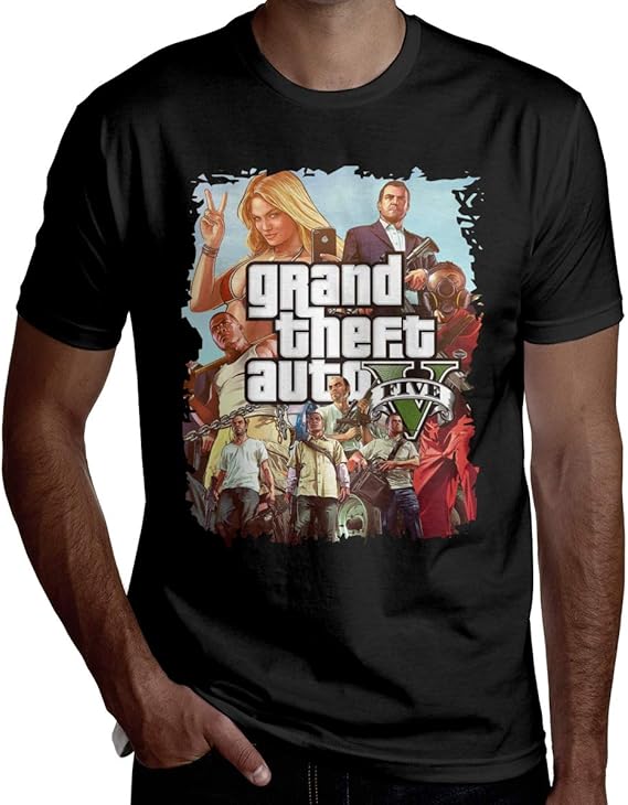 Amazon Co Jp Gta グランド セフト オートシリーズ Tシャツ メンズ 半袖 綿 ゆったり 薄手 夏 おしゃれ おおきいサイズ ファッション