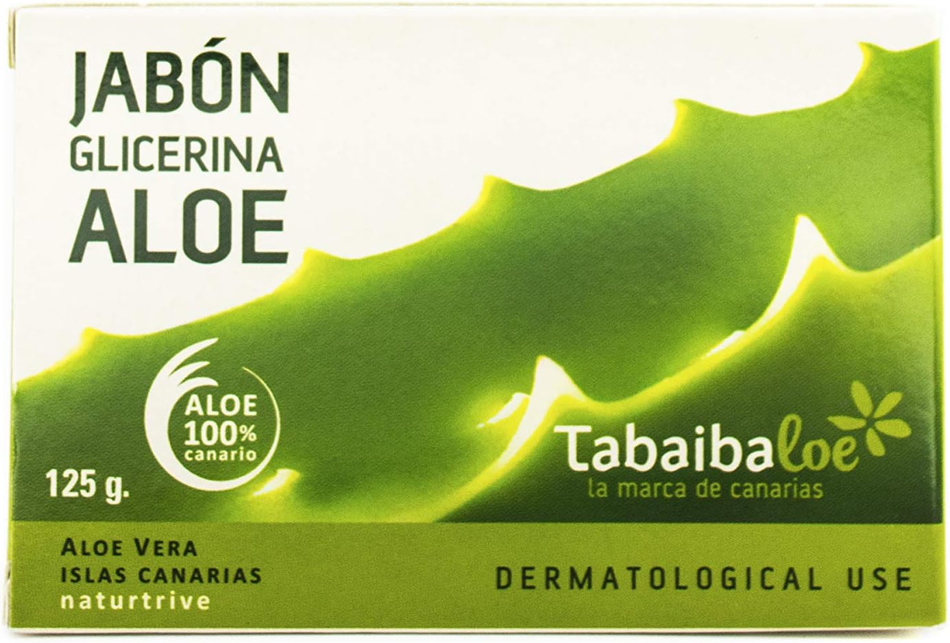 Aloe Vera Hand Soap Glycerine Soap with Aloe Vera 125 g Tabaibaloe Aloe