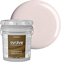 Vista 53 de EVOLVE Pintura e imprimación para interiores, cáscara de huevo (blanco alabastro), 1 galón, cobertura de una capa, excelente oculto, bajo contenido