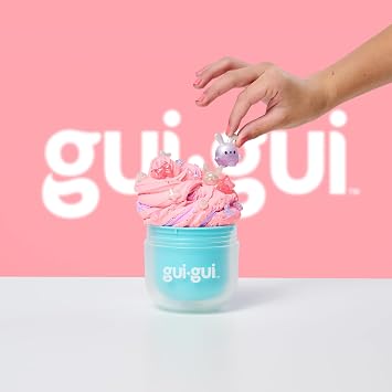 GUI GUI Slime Kit - Kokulu Balçık 1'li Paket - Nihai Slime Glow-Up'ınızı Özelleştirmek için 5 Adımlı Kendin Yap İşlemi, Açılıp Kapanabilir ve Yeniden Kullanılabilir Konteyner, ASMR Deneyimi, 13. Sezon