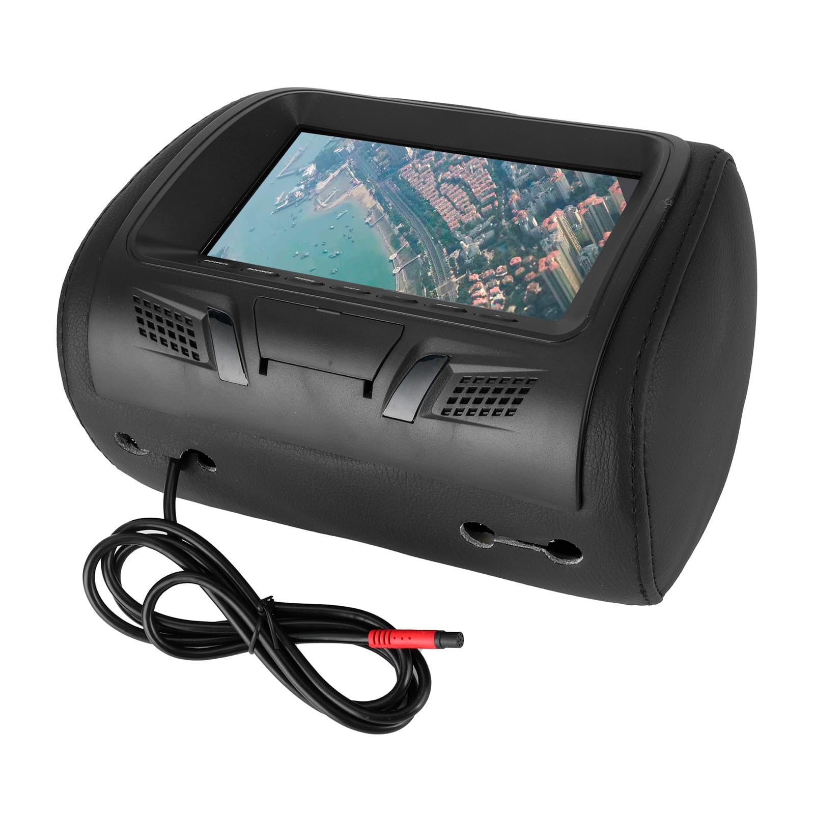 Kopfstützenmonitor 7-Zoll-Kopfstützen-DVD-Player Dualer Tragbarer DVD-Player Auto-Kopfstützen-Videoplayer HD-LCD-Digitalbildschirm Auto-MP5-Player 1024 * 600