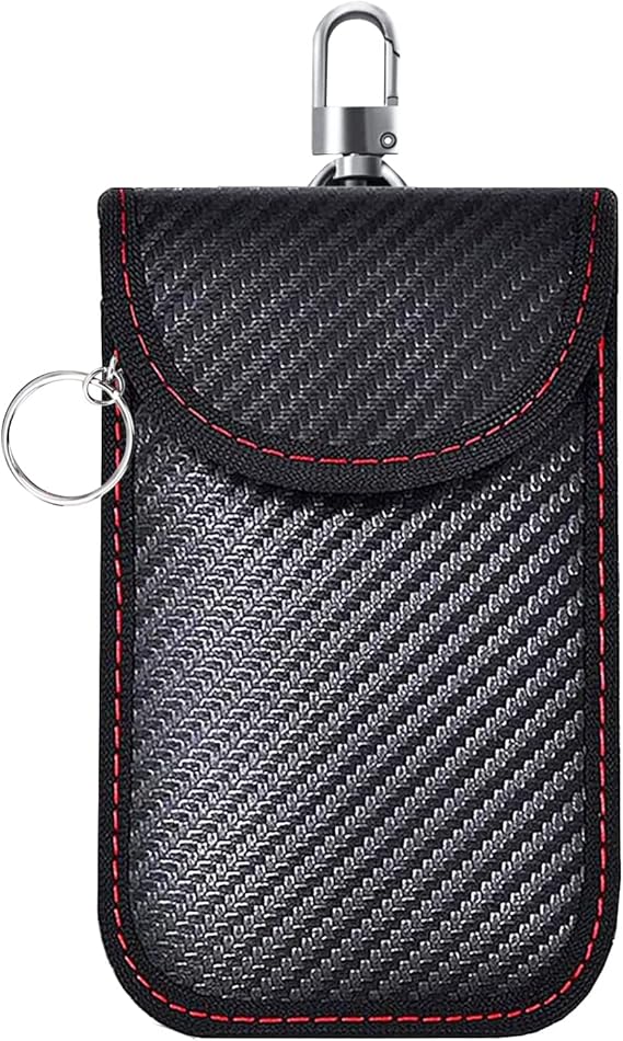 Faraday Pouch For Car Keys, RFID Key Fob Protector Pouch Anti Theft Car