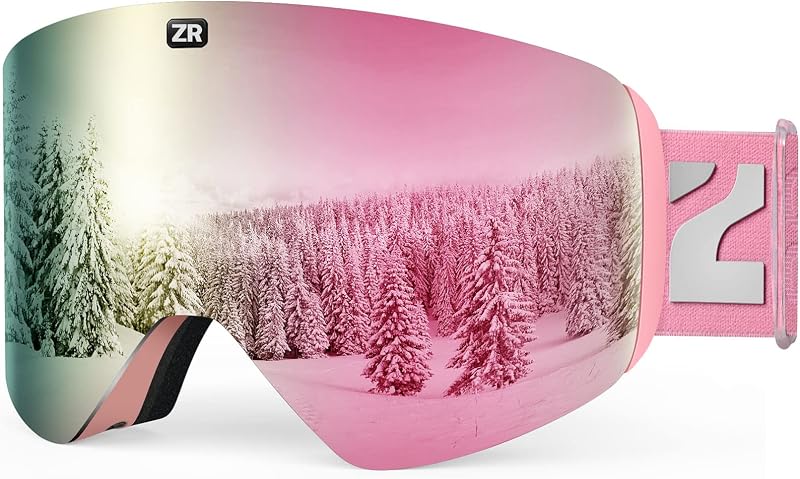 X11 Ski Goggles Magnetic Cylindrical Snowboard Snow Goggles for Men Women