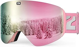 ZIONOR X11 Ski Goggles Magnetic Cylindrical Snowboard Snow Goggles for Men Women