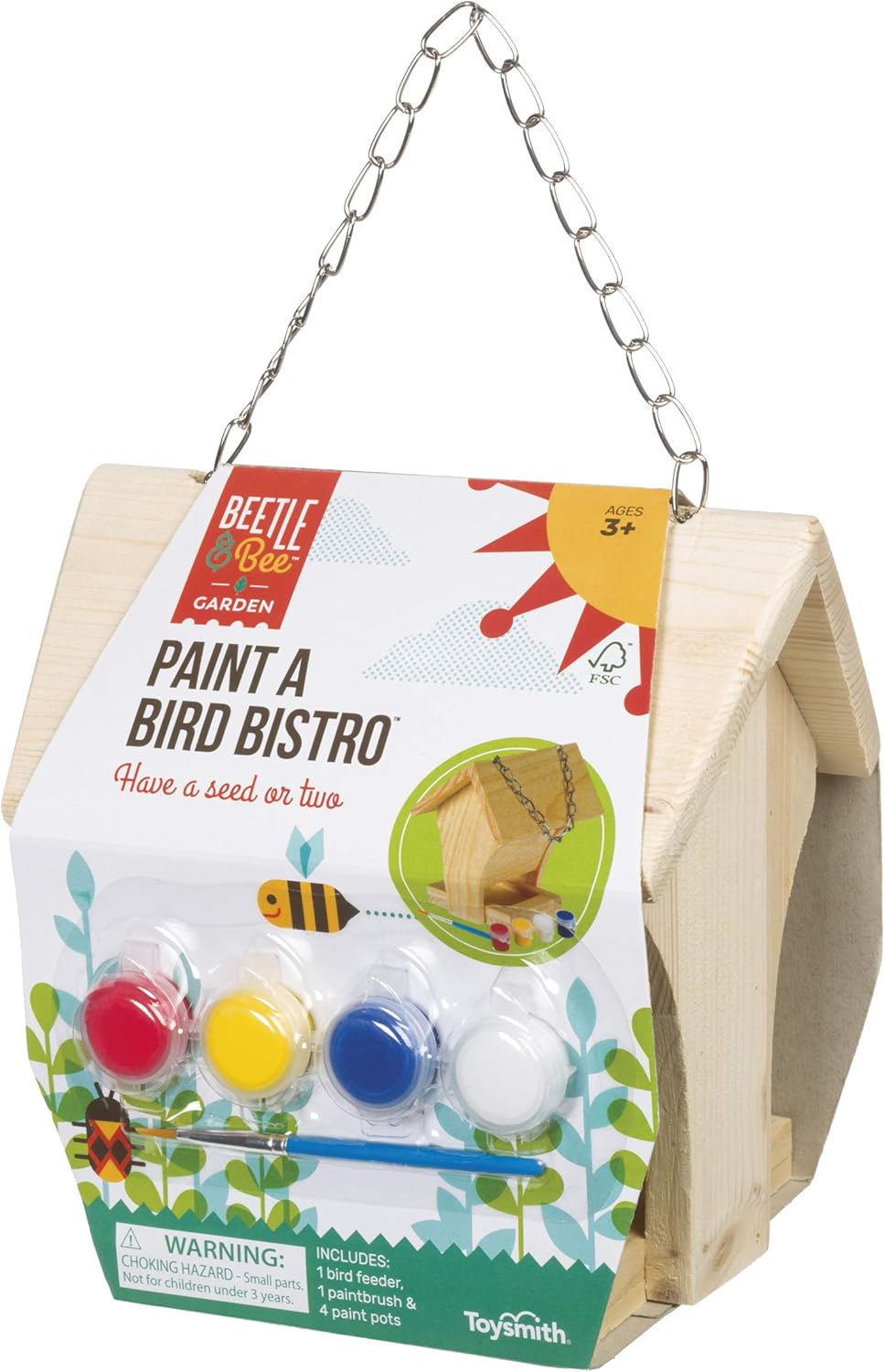 Beetle & Bee Build A Bird Bungalow DIY Kid Art Craft