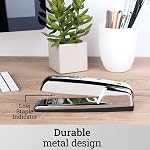 Swingline 747 Business Desk Stapler, Full Strip, 30-Sheet Capacity, Tacking Ability, Anvil Rotates, Chrome, Commercial Box (S7074720)