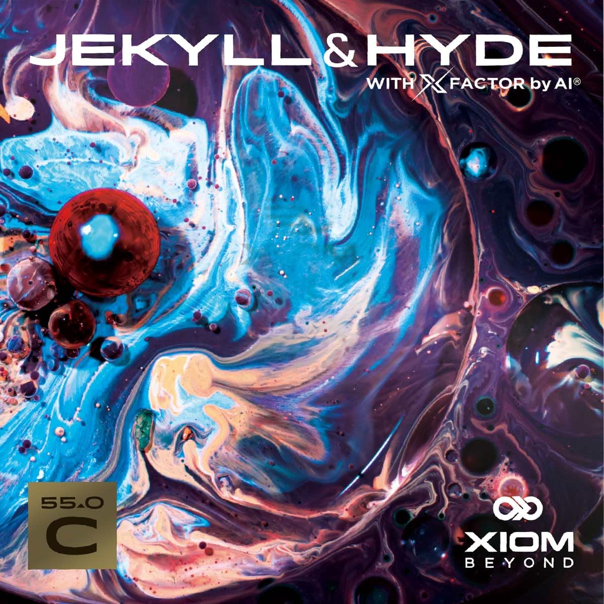 Generisch XIOM Jekyll & Hyde C55.0 Tischtennisbelag