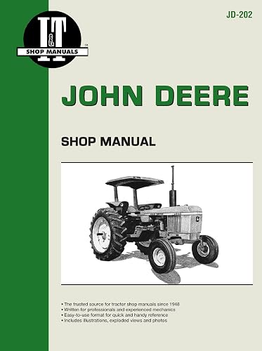 John Deere Shop Manual Jd-202 Models: 2510, 2520, 2040, 2240, 2440, 2640, 2840, 4040, 4240, 4440, 4640, 4840 (I&T Shop Service)