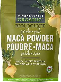 Organic Maca Powder 1lb (16 oz) Gelatinized Maca Powder for Easier Digestion, Certified Gluten Free, Organic & Non-GMO