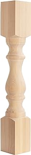 CAROLINA LEG CO. Chunky Monastery Pine Island Leg - Unfinished - Single Leg - Handcrafted in The USA - Dimensions: 5" x 34.5"
