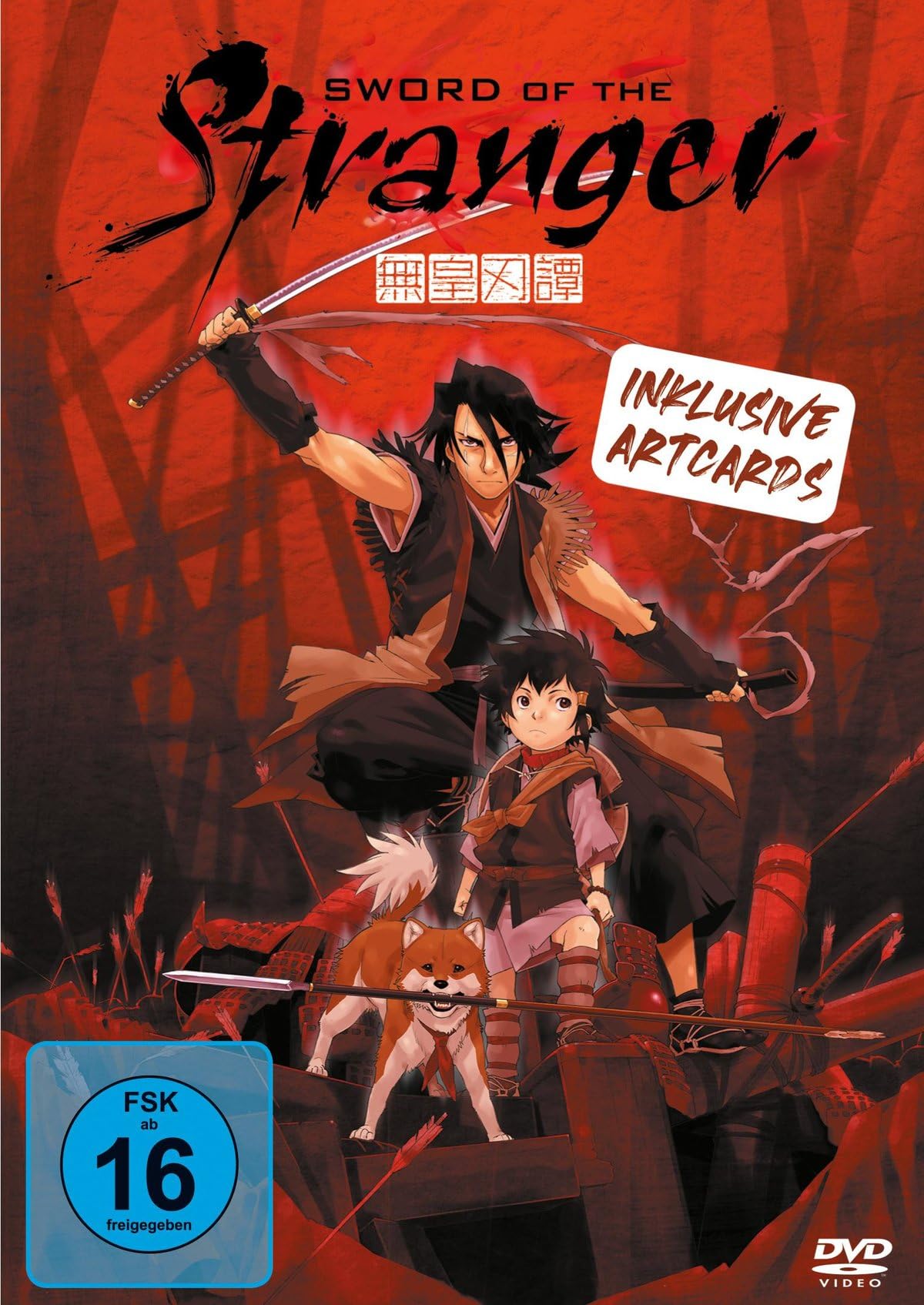 Sword of the Stranger DVD película de animación japonesa importada de Alemania original
