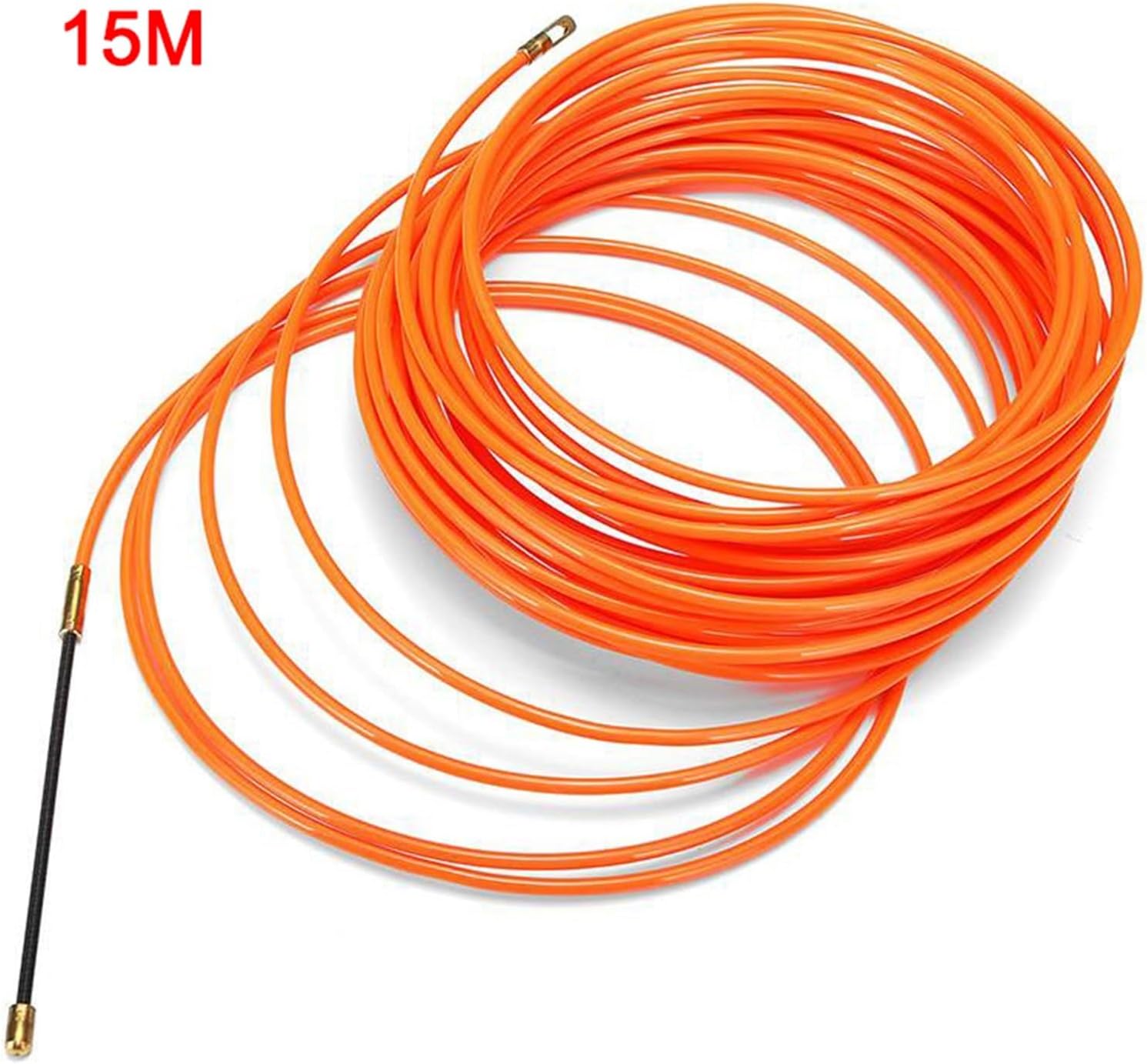 Fish Tape Cable Puller， Electrician Guide Device, Electric Smooth Fish Tape Wire(15meter)